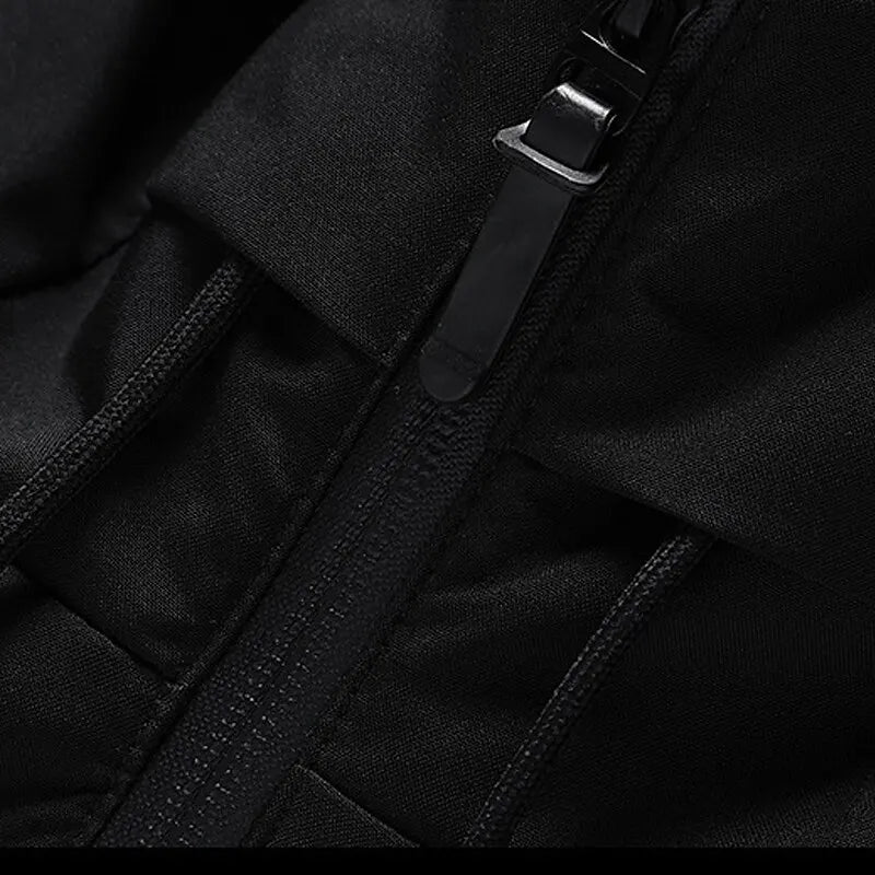 Men’s Waterproof Hooded Puffer Jacket – Breathable Insulated Winter Coat