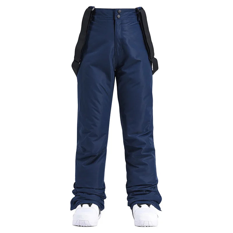 Men’s Waterproof Snowboard Bib Pants – Insulated Ski Trousers with Braces