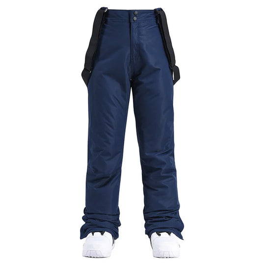 Men’s Waterproof Snowboard Bib Pants – Insulated Ski Trousers with Braces