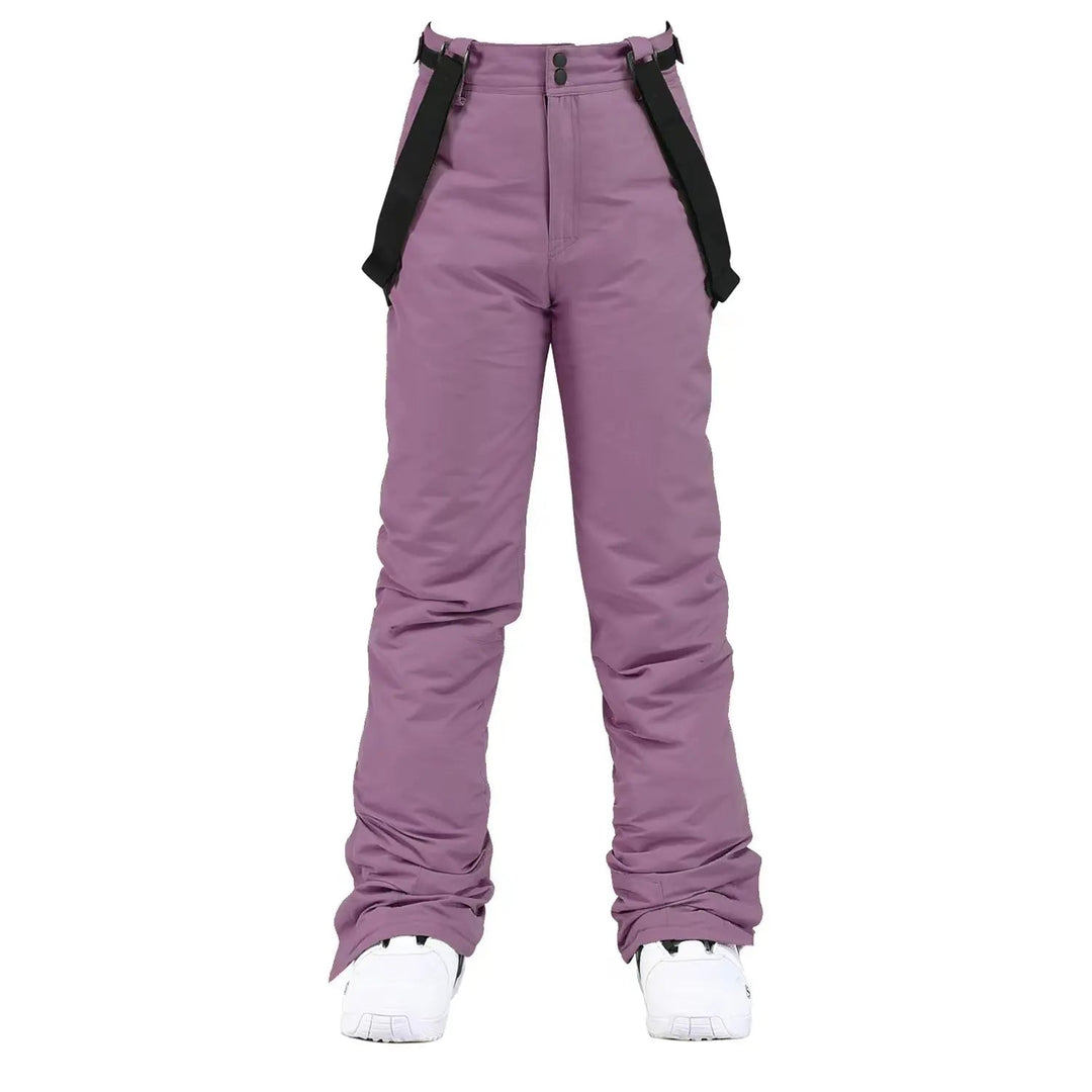 Men’s Waterproof Snowboard Bib Pants – Insulated Ski Trousers with Braces