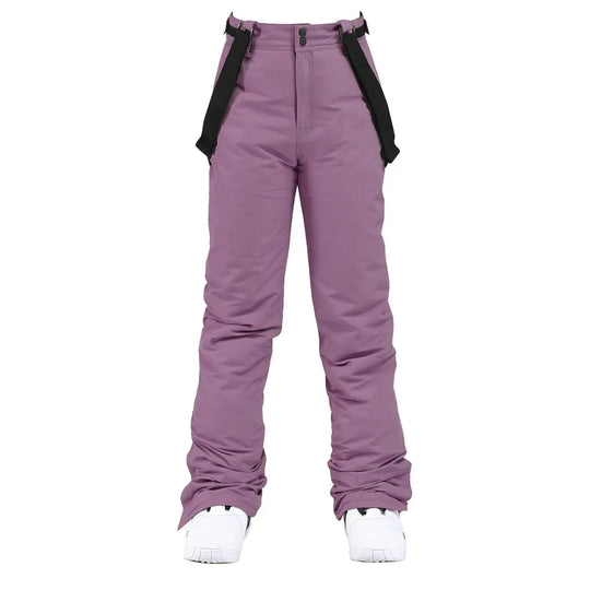 Men’s Waterproof Snowboard Bib Pants – Insulated Ski Trousers with Braces