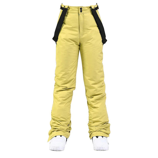 Men’s Waterproof Snowboard Bib Pants – Insulated Ski Trousers with Braces