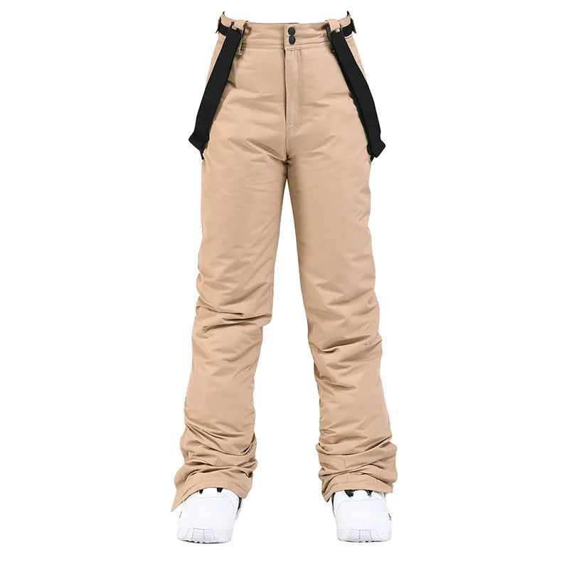 Men’s Waterproof Snowboard Bib Pants – Insulated Ski Trousers with Braces