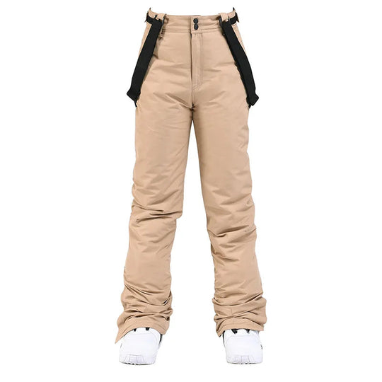 Men’s Waterproof Snowboard Bib Pants – Insulated Ski Trousers with Braces