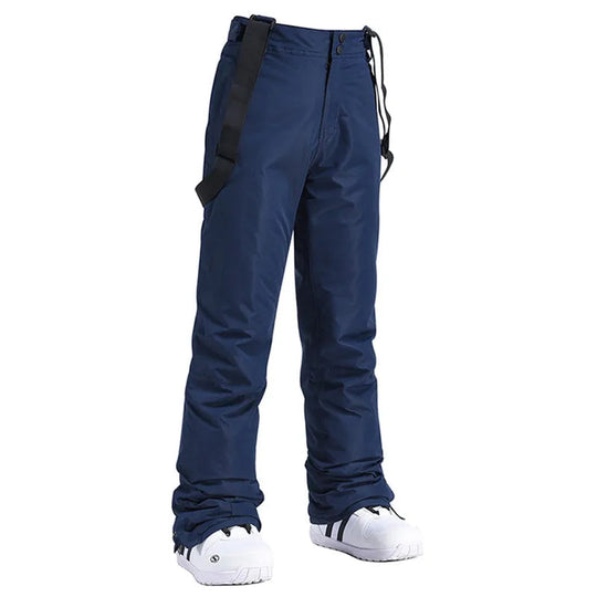 Men’s Waterproof Snowboard Bib Pants – Insulated Ski Trousers with Braces