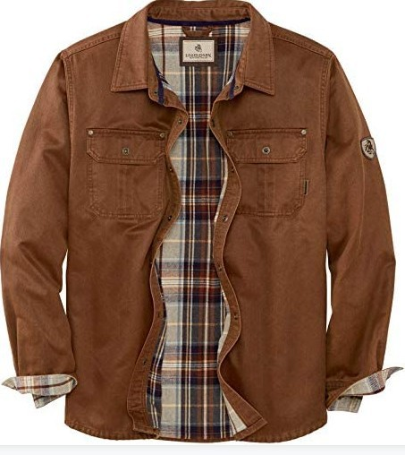 Men's Waxed Trucker Jacket – Water-Resistant with Adjustable Cuffs