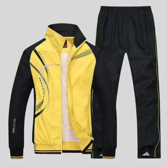 Men’s Zip Tracksuit – Breathable Jacket and Matching Joggers, L–5XL