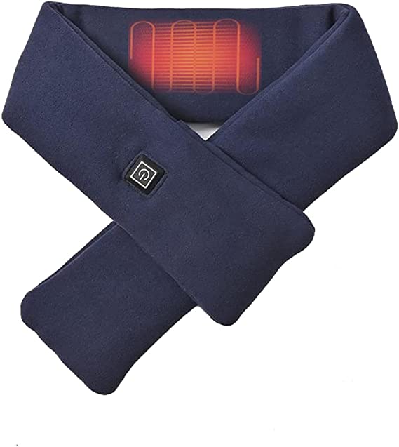Rechargeable USB Heated Neck Warmer – Adjustable Heat Unisex Scarf