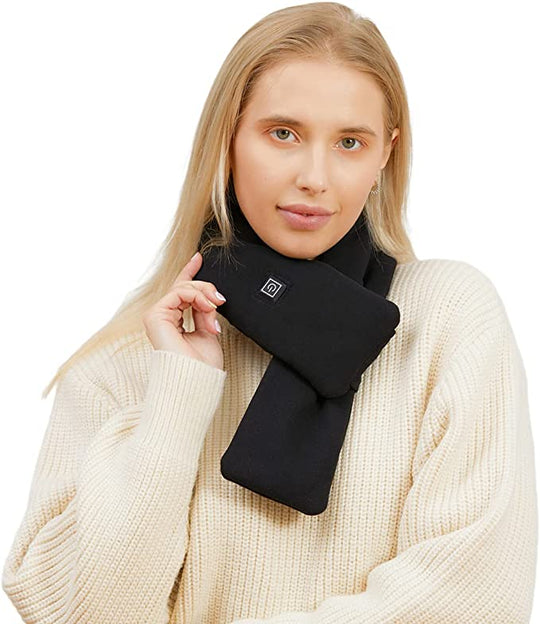 Rechargeable USB Heated Neck Warmer – Adjustable Heat Unisex Scarf