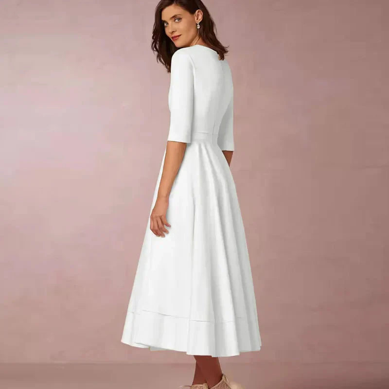 1960s-Inspired A-Line Dress – Flared Vintage Occasion Style