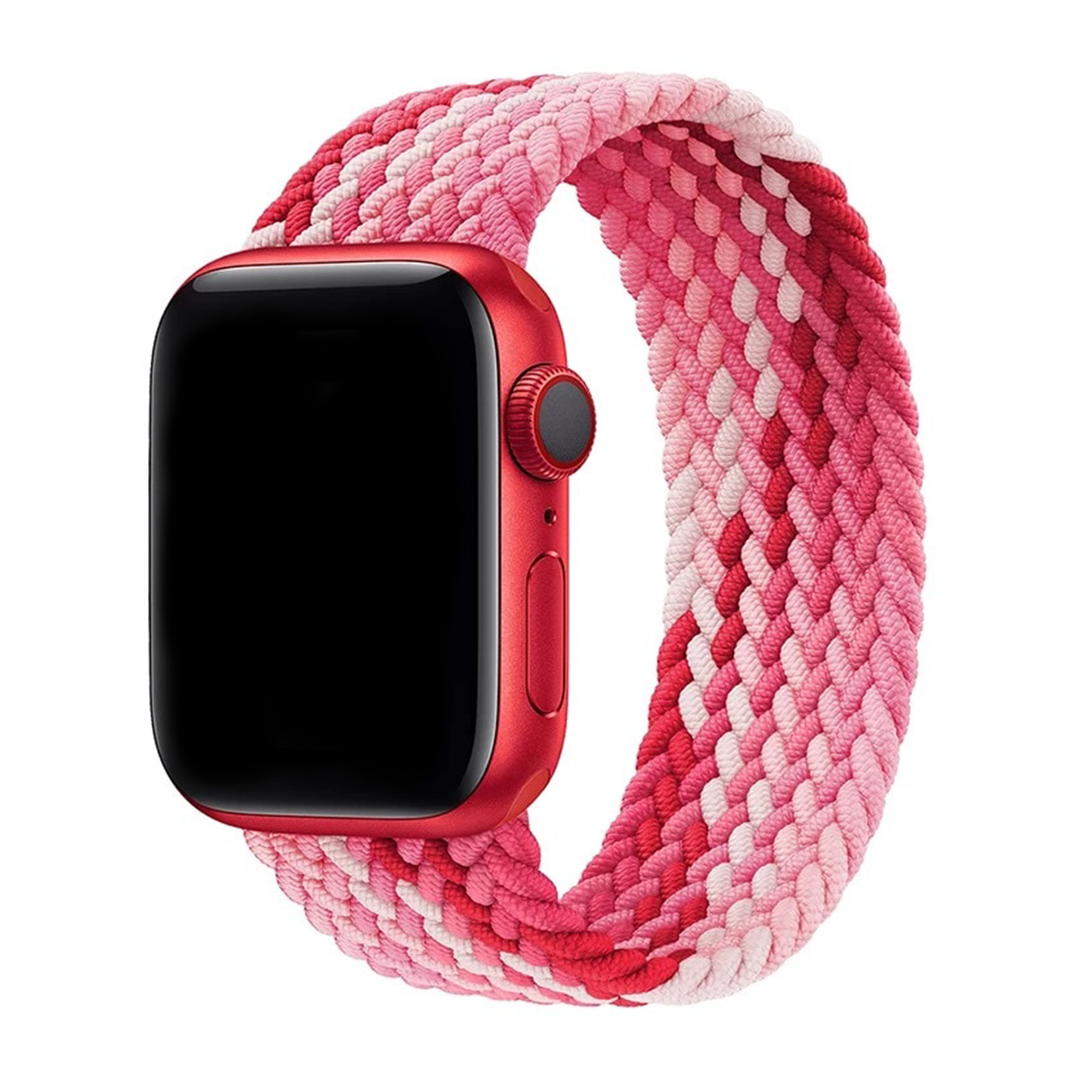 Gradient Pink Twist Braided Solo Loop for Apple Watch