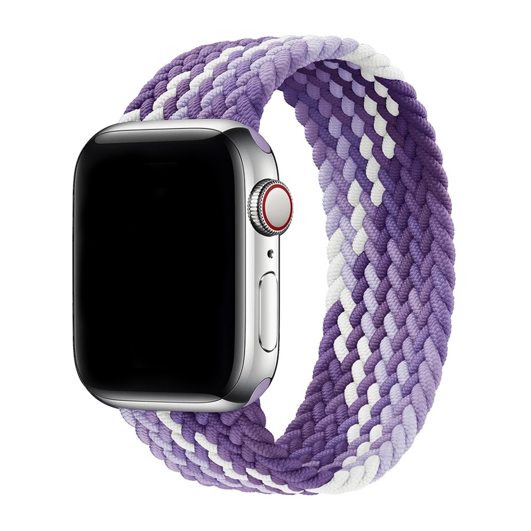 Gradient Purple Twist Braided Solo Loop for Apple Watch