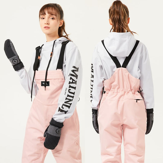 Unisex Abrasion-Resistant Ski Pants – Insulated Adjustable Snow Trousers