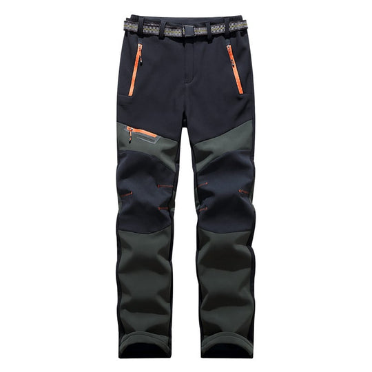 Unisex Contrast Ski Pants – Breathable Winter Trousers for Snow Sports