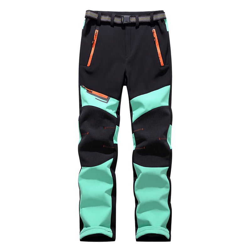 Unisex Contrast Ski Pants – Breathable Winter Trousers for Snow Sports