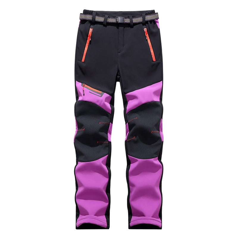 Unisex Contrast Ski Pants – Breathable Winter Trousers for Snow Sports