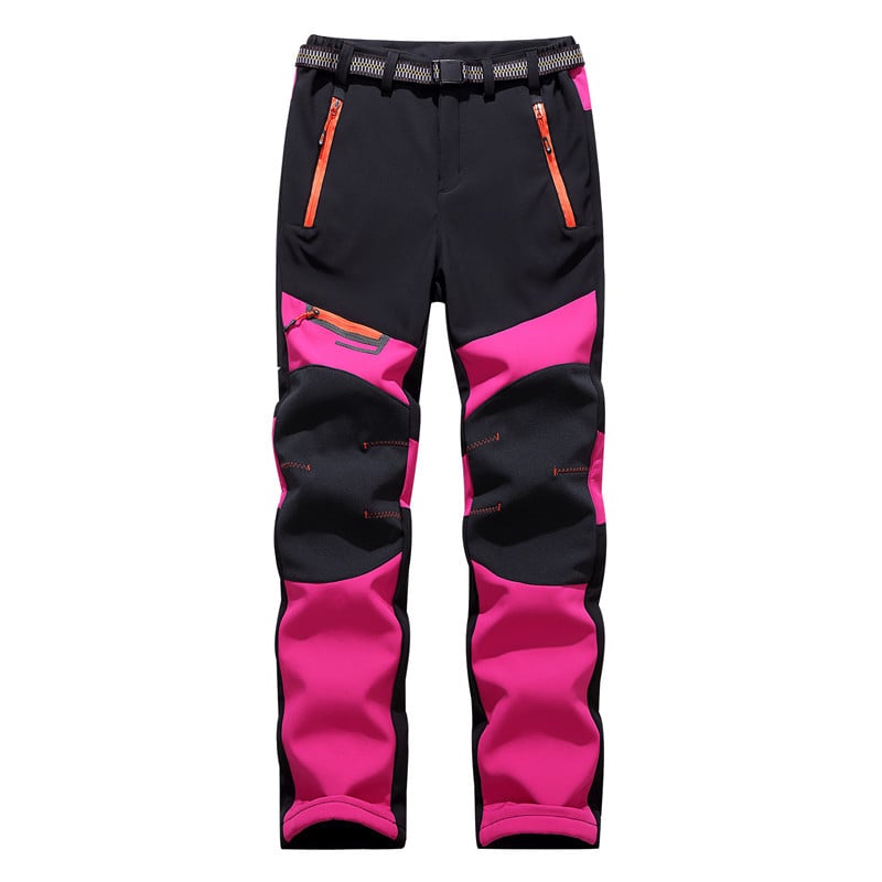 Unisex Contrast Ski Pants – Breathable Winter Trousers for Snow Sports