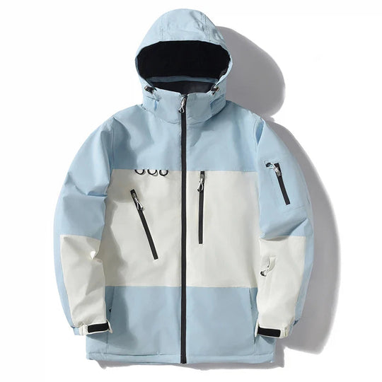 Unisex Hooded Ski Suit – Waterproof Jacket and Brace Trousers