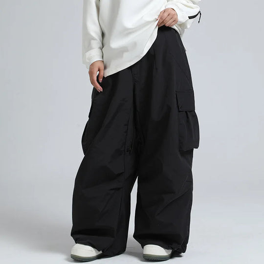 Unisex Insulated Ski Pants – Breathable Loose-Fit Snowboard Trousers