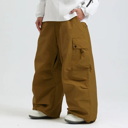 Unisex Insulated Ski Pants – Breathable Loose-Fit Snowboard Trousers