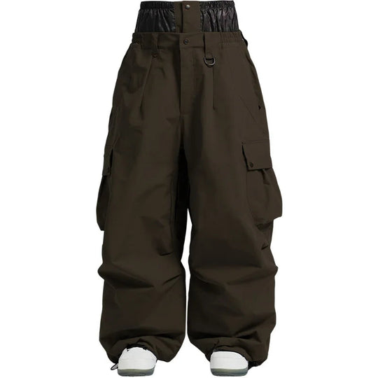 Unisex Insulated Ski Pants – Breathable Loose-Fit Snowboard Trousers