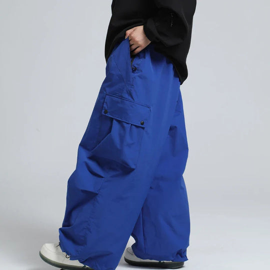 Unisex Insulated Ski Pants – Breathable Loose-Fit Snowboard Trousers