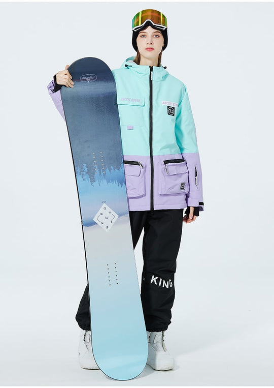 Unisex Insulated Ski Suit – Two-Piece Breathable Jacket and Snow Trousers
