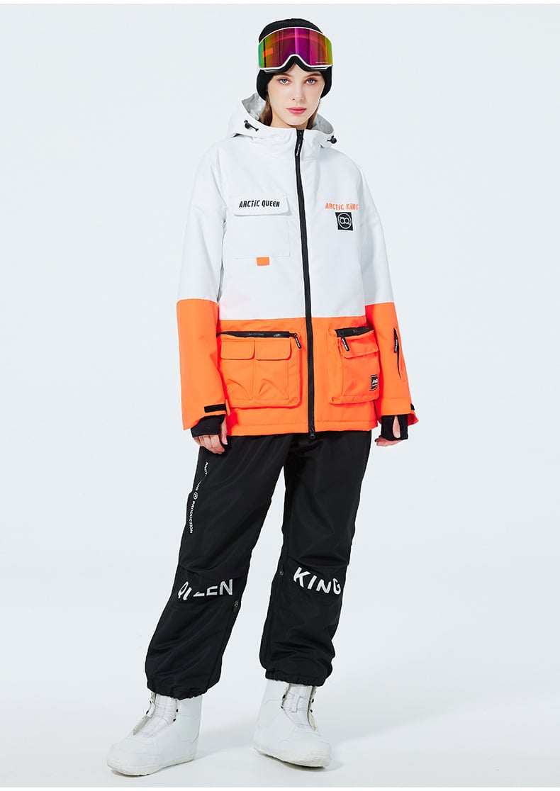 Unisex Insulated Ski Suit – Two-Piece Breathable Jacket and Snow Trousers