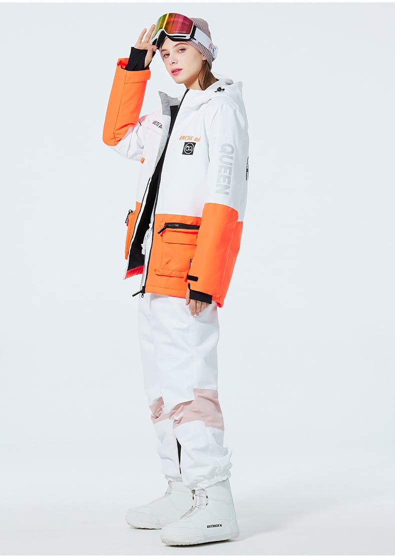 Unisex Insulated Ski Suit – Two-Piece Breathable Jacket and Snow Trousers