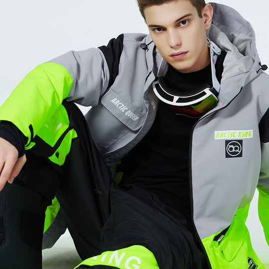 Unisex Insulated Ski Suit – Two-Piece Breathable Jacket and Snow Trousers