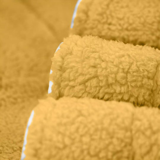 Unisex Plush Sherpa Bathrobe with Shawl Collar and Pockets