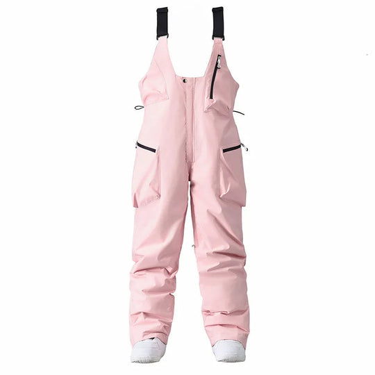 Unisex Ski Bib Pants – Waterproof Snow Trousers with Adjustable Braces
