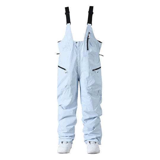 Unisex Ski Bib Pants – Waterproof Snow Trousers with Adjustable Braces