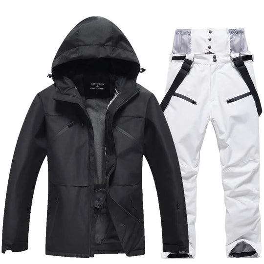 Unisex Two-Piece Ski Suit – Insulated Jacket and Snow Trousers