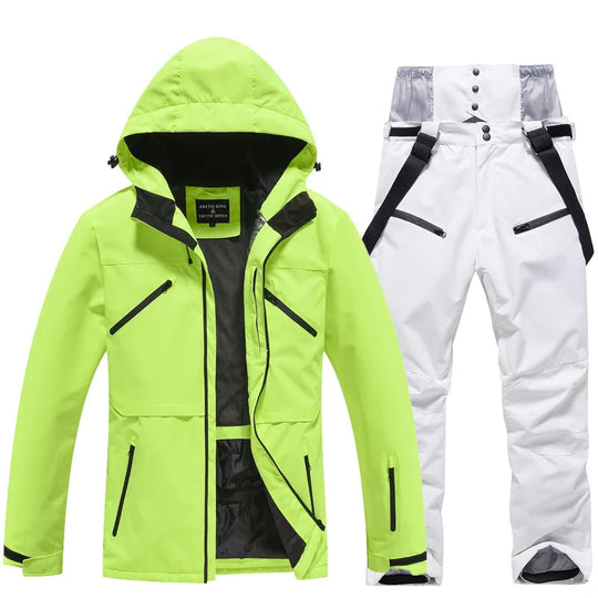 Unisex Two-Piece Ski Suit – Insulated Jacket and Snow Trousers