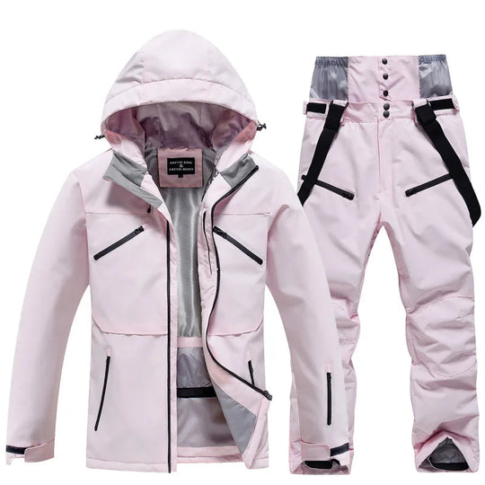 Unisex Two-Piece Ski Suit – Insulated Jacket and Snow Trousers