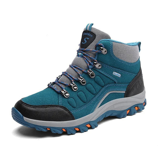 Unisex Waterproof Hiking Boots with All-Terrain Sole and Reinforced Ankle Support