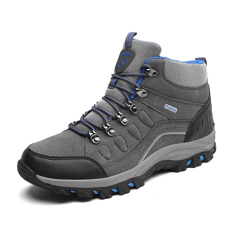 Unisex Waterproof Hiking Boots with All-Terrain Sole and Reinforced Ankle Support