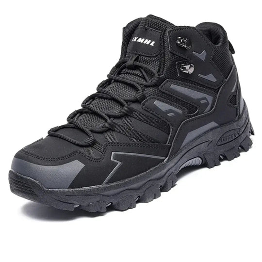 Unisex Waterproof Hiking Boots with Wide Forefoot and Reinforced Support