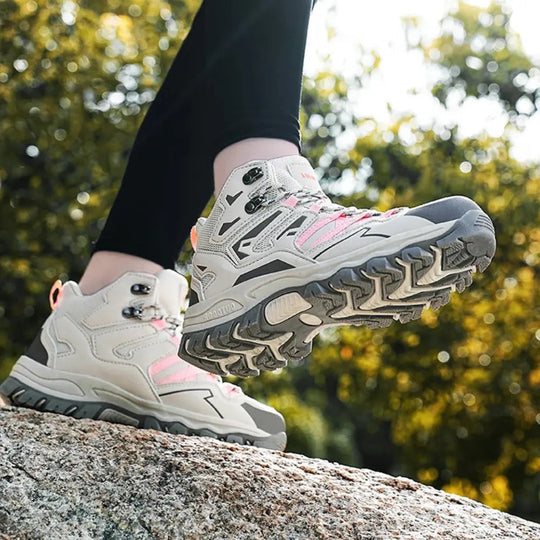 Unisex Waterproof Hiking Boots with Wide Forefoot and Reinforced Support