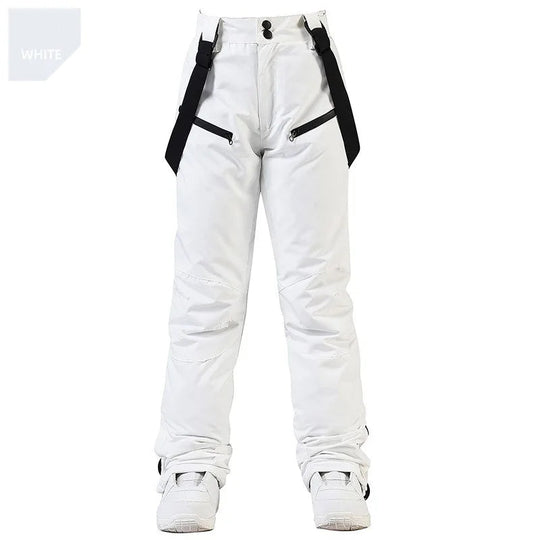 Unisex Waterproof Ski Pants – Windproof Snow Trousers with Secure Waist