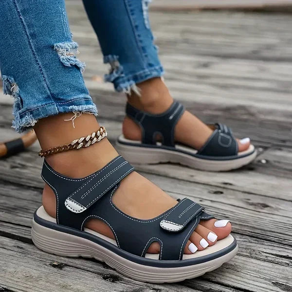 Women’s Adjustable Comfort Sandals with Ergonomic Sole