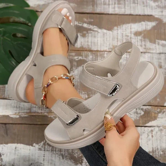 Women’s Adjustable Comfort Sandals with Ergonomic Sole