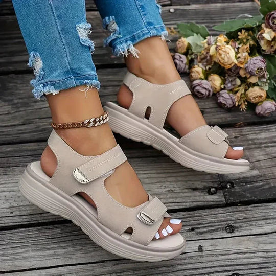 Women’s Adjustable Comfort Sandals with Ergonomic Sole