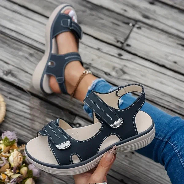 Women’s Adjustable Comfort Sandals with Ergonomic Sole