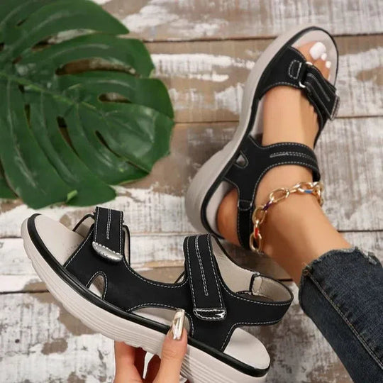 Women’s Adjustable Comfort Sandals with Ergonomic Sole