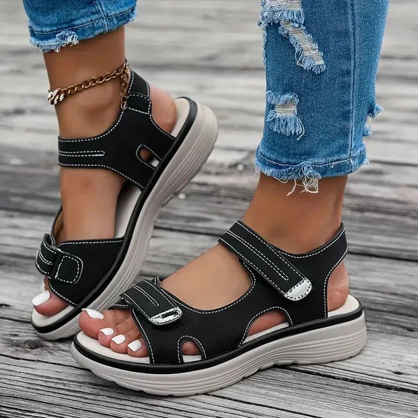 Women’s Adjustable Comfort Sandals with Ergonomic Sole