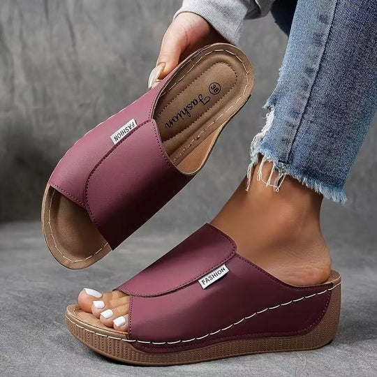 Women’s Adjustable Platform Sandals with Arch Support