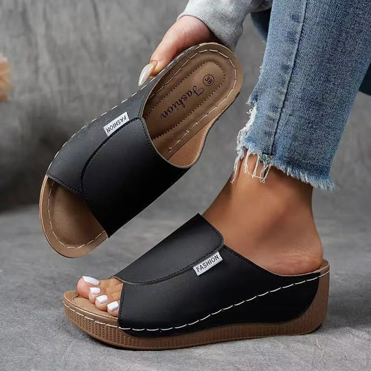 Women’s Adjustable Platform Sandals with Arch Support