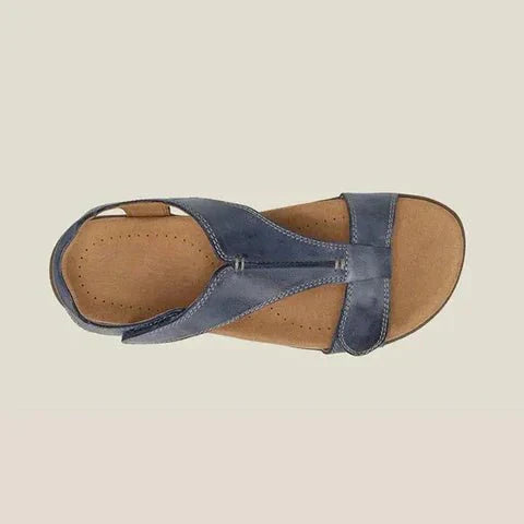 Women’s Adjustable Strappy Summer Sandals with Cushioned Footbed
